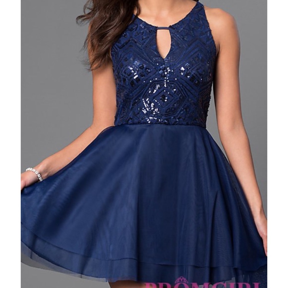 Formal Dress Navy Blue!